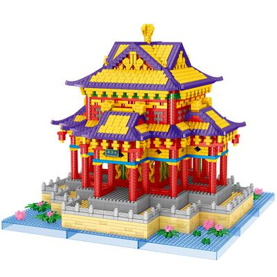 哲高积木中国风古代建筑园林