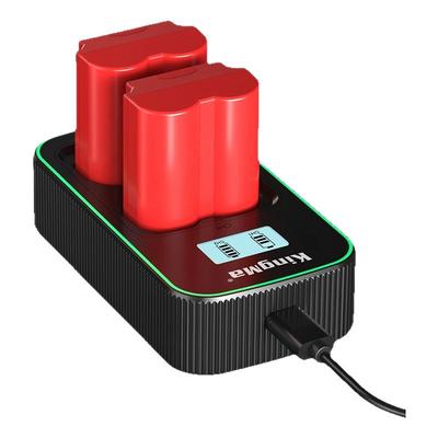 劲码LP-E6NH电池充电器PD QC3.0快充适用佳能R7二代R6 R5 60D 70D 80D 90D 5D4 5D3 5d2 5DS 5D4单反相机6D2