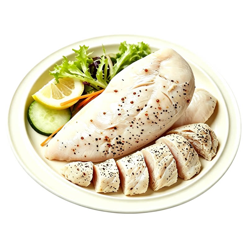低脂高蛋白！水煮鸡胸肉开袋即食