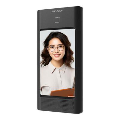 海康威视D40人脸识别门禁一体机企业考勤4G终身免流远程开门对讲