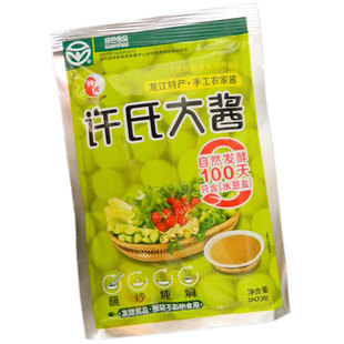 正宗许氏大酱东北黄豆酱特产农家酱原味自制正品90g一份25袋即食