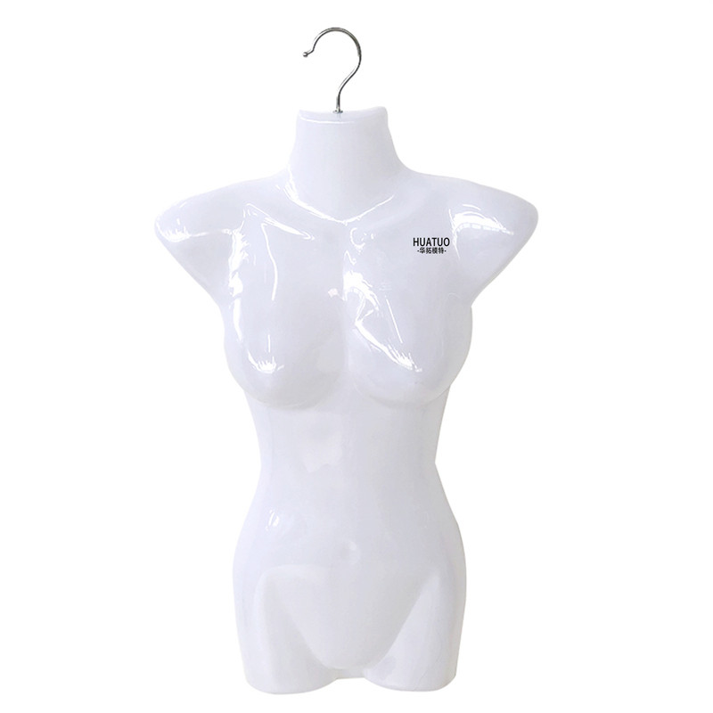 半身悬挂塑料加厚模特服装店卖用半边模特片温泉泳衣男女胸片假人