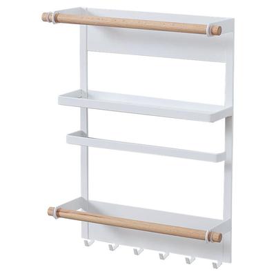 川岛屋侧面壁挂式磁铁冰箱置物架