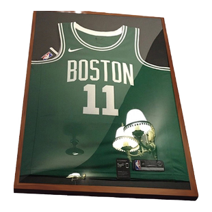 球衣相框装裱挂墙NBA 足球CBA球衣收藏展示实木画框定做