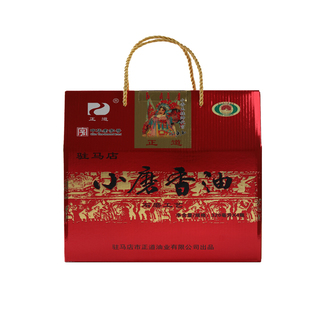 正道白芝麻小磨香油礼盒320ml×4瓶河南特产纯正香油中华老字号