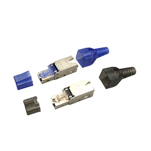 免压水晶头超六七类八类6类千兆万兆免工具接网线头七类免打对接