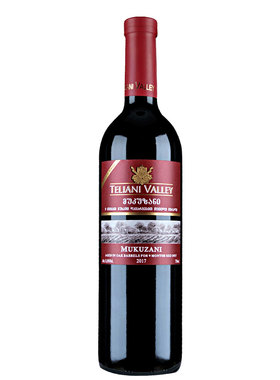 格鲁吉亚红酒TELIANI VALLEY慕库扎尼干红葡萄酒原瓶原装进口单瓶