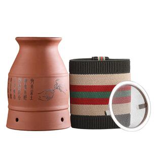 艾灸罐盒随身灸家用紫砂工具艾灸馆专用陶瓷器具艾灸筒刮痧一体杯