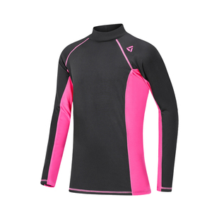 儿童紧身衣体能训练服套装高领冬季加绒篮球打底速干衣运动套装女