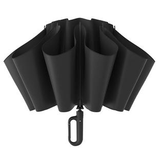 雨伞男士全自动便携加大加厚加固防风反向折叠黑胶晴雨两用定制伞