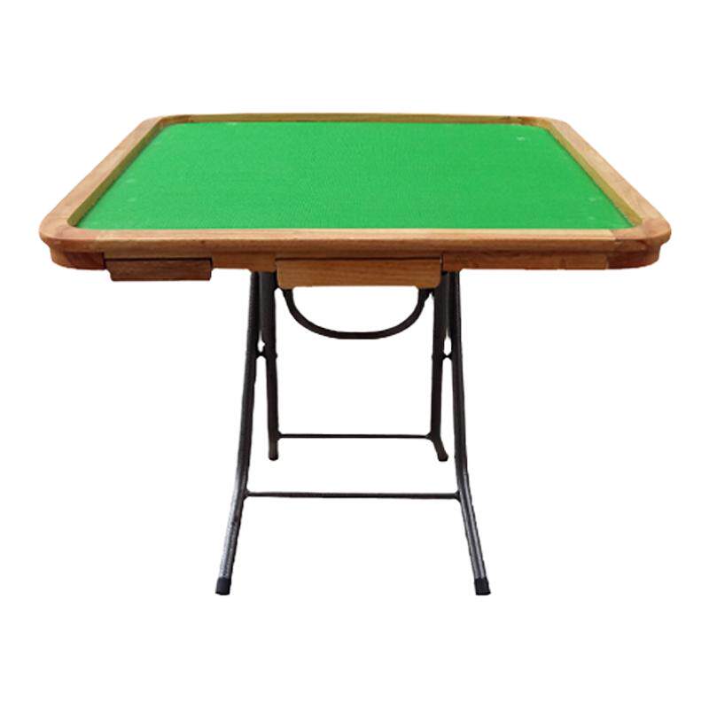简易实木麻将桌折叠手动棋牌桌