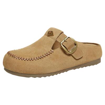 TATA他她女鞋2026春季新款勃肯鞋外穿拖鞋时尚百搭休闲鞋CLE01AH6