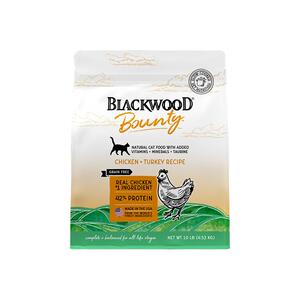【自营】BLACKWOOD珀萃盛宴系列全猫粮10磅鸡肉火鸡鲜肉高蛋白