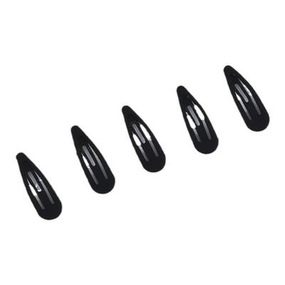 迷你水滴女孩超小bb夹黑色隐形无痕固定头发夹子头饰刘海碎发夹子