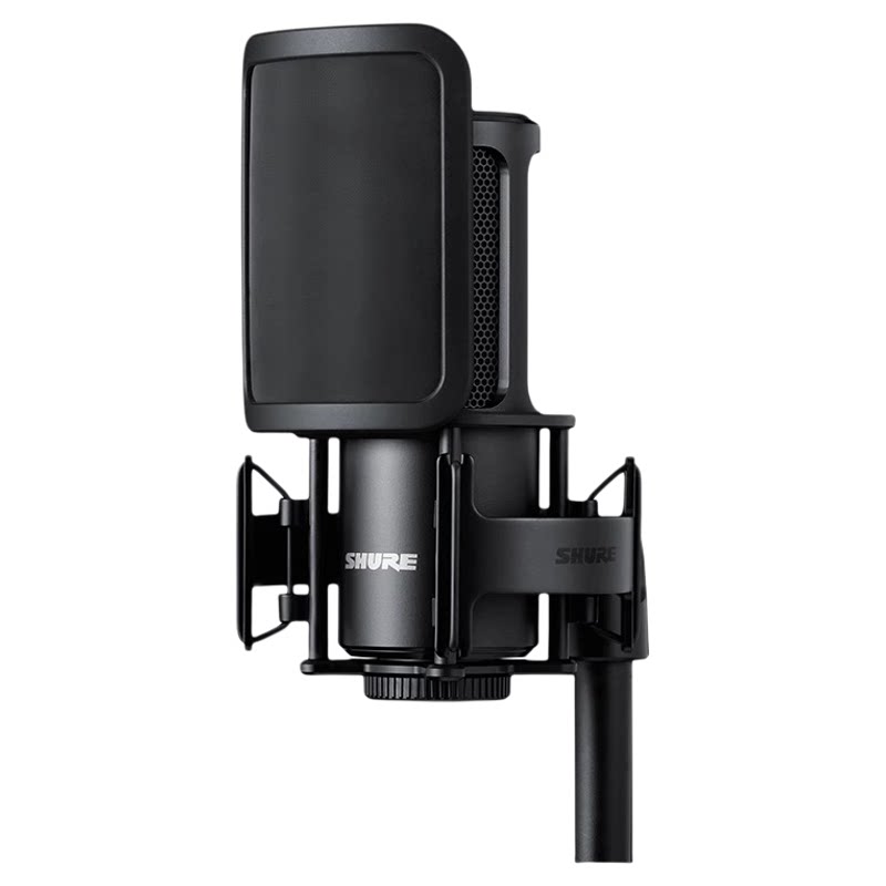 shure/舒尔SM4大振膜专业电容麦克风录音直播K歌主播话筒大合唱