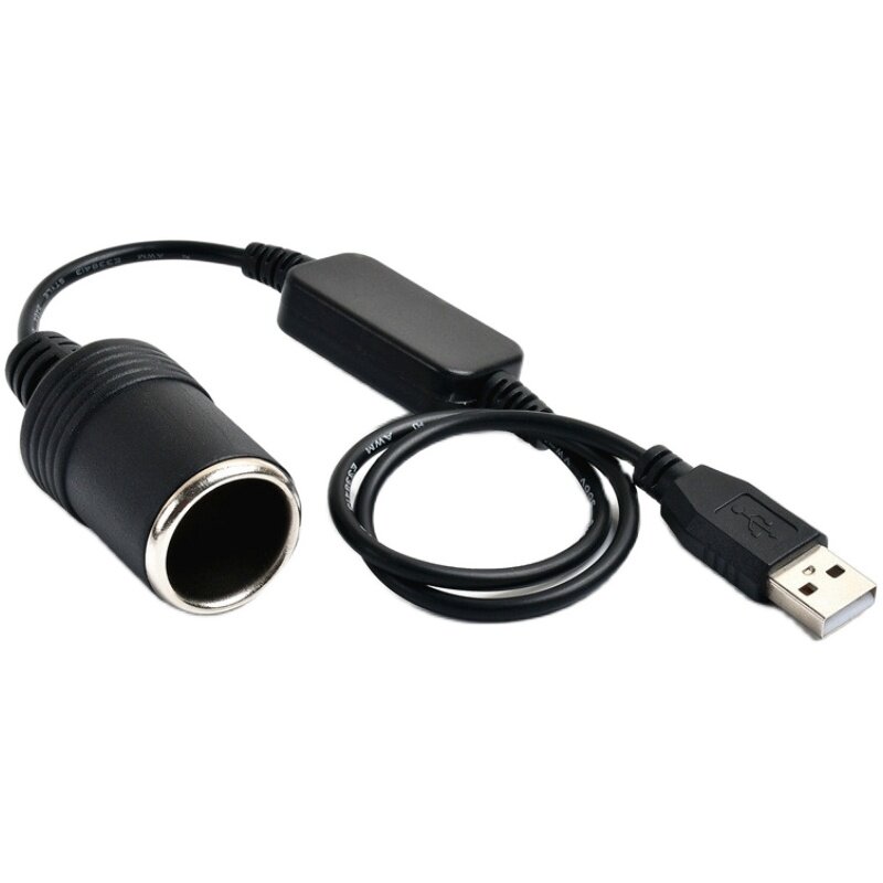 汽车车充USB转12v点烟器座车用点烟器