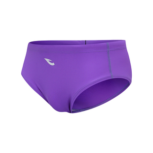 hosa浩沙男士泳裤儿童小平角泳裤竞速游泳训练泳裤男儿童新款纯色