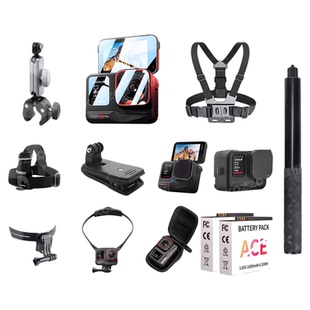 适用影石Insta360Ace Pro2配件acepro运动相机胸带电池背包夹收纳包街拍套装自拍杆骑行摩托车支架钢化膜配件