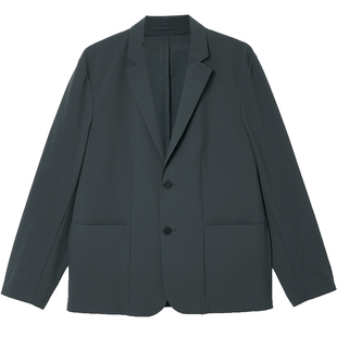 杰克琼斯男装秋季新款纯色cleanft廊形西装宽松休闲西装外套上衣