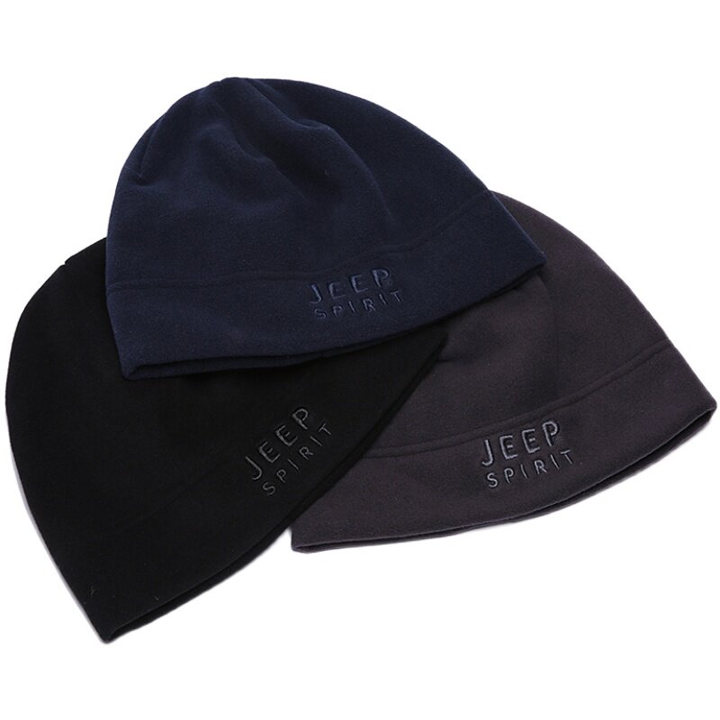 jeep加绒保暖滑雪护耳跑步运动帽