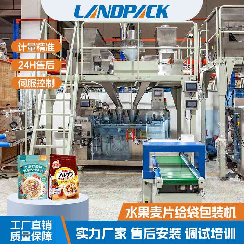 代餐谷物给袋包装机 混合坚果水果麦片称重包装机 非标定制包装机