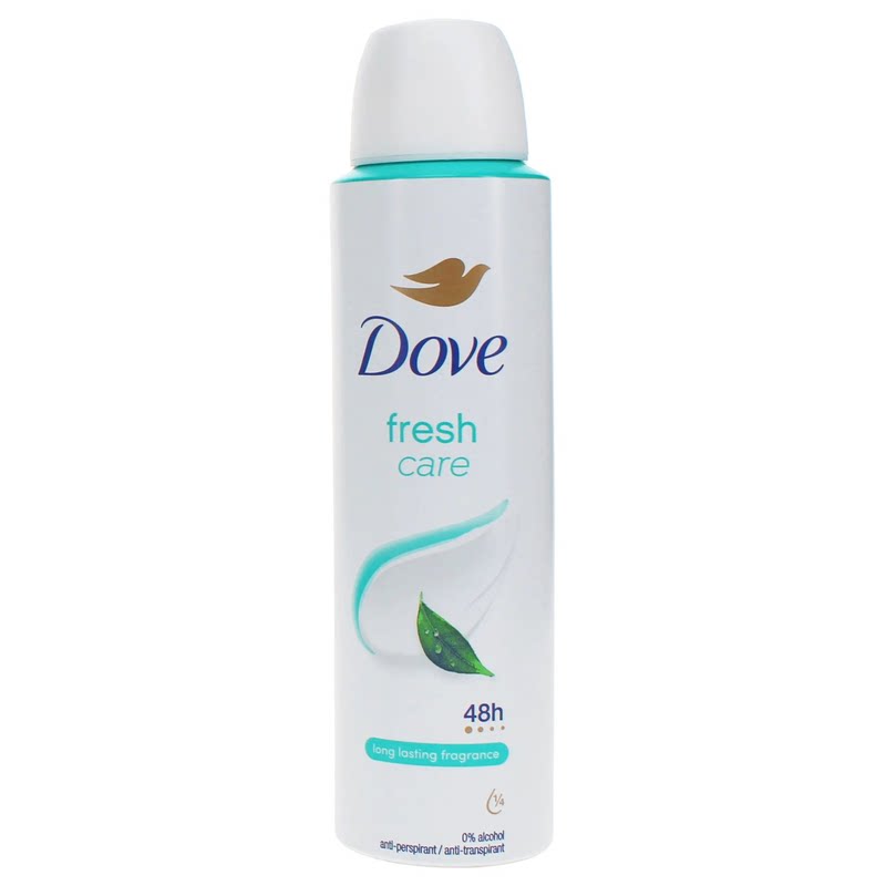 DOVE 清新止汗除臭剂150ml持久清香任何肤质喷雾剂温和无香精进口