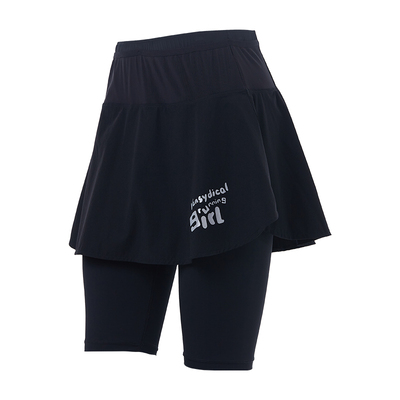 运动健身裤女高腰弹力速干中裤裙专业跑步训练马拉松紧身五分裤子