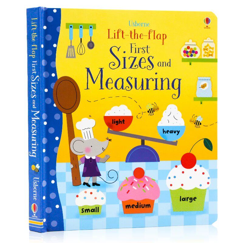 Usborne长度概念学量度尺寸翻翻