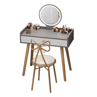 简约桌子女生卧室书桌学生家用简易出租屋电脑桌小型梳妆台化妆桌