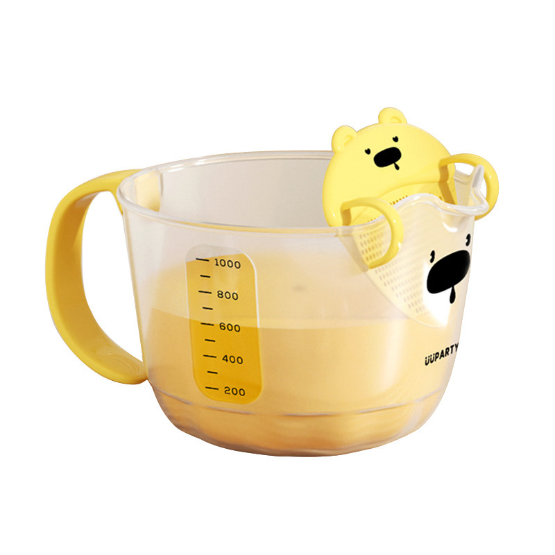 食品级鸡蛋过滤杯带刻度大容量