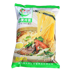 鸡西大东江冷面辣菜特产新鲜东北冷面条咸口朝鲜族食品顺丰快递