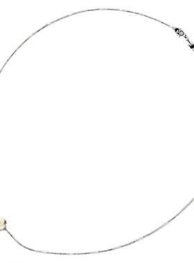 S925纯银通通顺滚珠项链女款简约