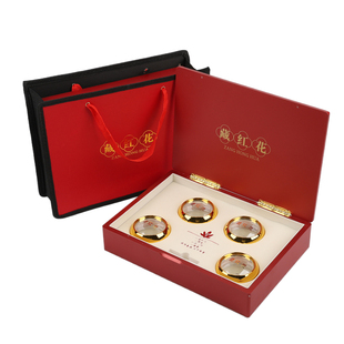 新款藏红包装盒10克20克双瓶四瓶伊朗西红花礼品盒礼盒木盒空盒子