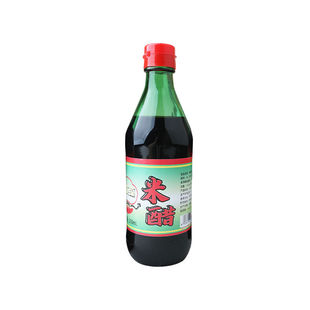 纯粮食酿造食醋绥棱螺旋藻米醋陈酿醋3.5度酸甜可口300ml*4瓶包邮