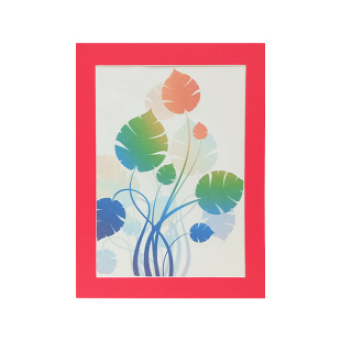 长方形简易卡纸画框8K水粉画儿童装裱相框a4画室幼儿园素描4K贴墙