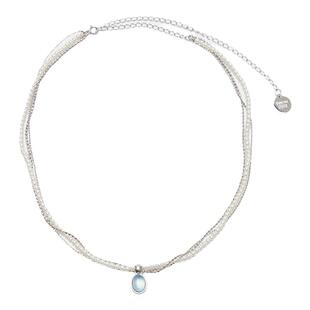 【6折】TINOM 落珠项链海宝蓝贝珠串珠链度假风原创设计