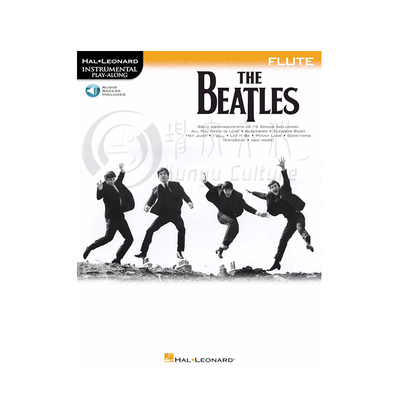 甲壳虫乐队 歌曲改编曲 15首 长笛独奏 含在线音频 海伦德原版乐谱书 The Beatles Solo Arrangements of Songs Flute HL00225330