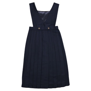 日系JK护奶裙基础款正统学生套装百褶裙女连体背带裙春秋套装班服