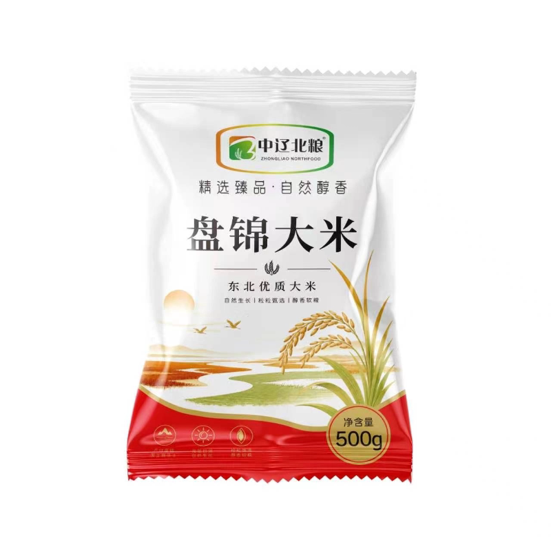 东北新米大米颗粒饱满晶莹500g