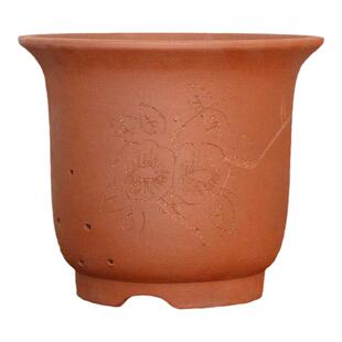 大口径紫砂特大号植物盆景花盆阳台种树厂家特价清仓大金钟花盆