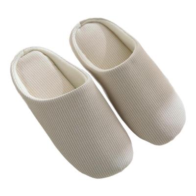 布艺软底静音无声棉麻拖鞋不臭脚