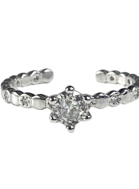 Yuffoni精致简约锆石戒指