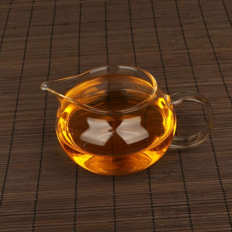耐热玻璃公道杯茶海功夫茶具倒分茶器公平杯茶道长嘴透明加厚包邮