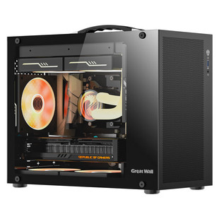 长城魅影M5手提小机箱迷你MATX便携240水冷小尺寸台式电脑主机箱