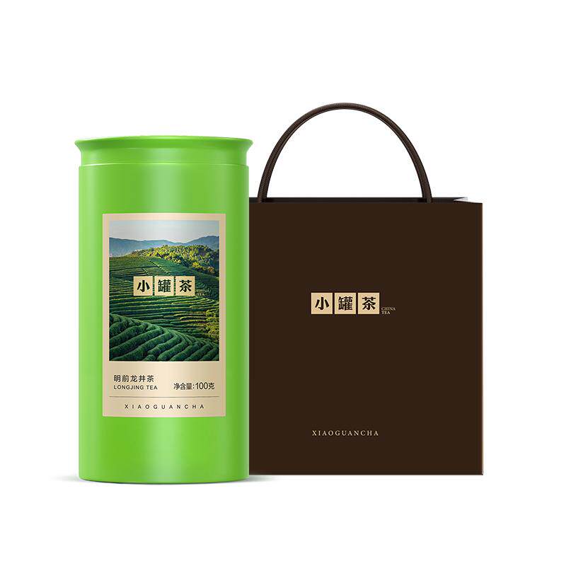小罐茶明前龙井茶100g大罐装
