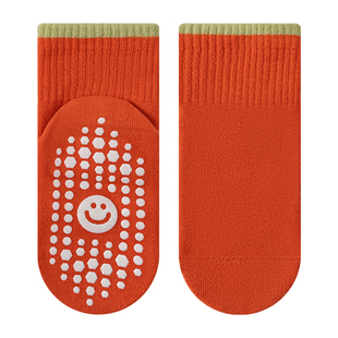 儿童防滑地板袜室内运动瑜伽袜男女童点胶防滑袜底加厚隔凉舞蹈袜