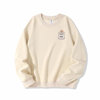 品牌薄款春秋宽松女士印花卫衣女