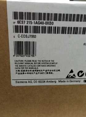 议价西门子6ES7215-1AG40-0XB0紧凑型 CPU数字输入 6ES72151AG400