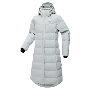 Ozark奥索卡羽绒服650蓬鹅绒中长款连帽外套户外徒步防风保暖女款