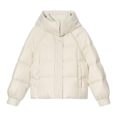 【面包服】诗篇专选时尚立领连帽龟背大绒朵高蓬直身鸭绒2025冬款